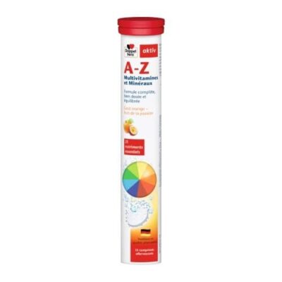 DOPPELHERZ Aktiv A-Z effervescents 15 comprimés