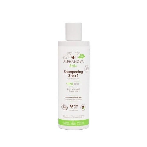 ALPHANOVA Shampooing 2 en 1 bio 200 ml