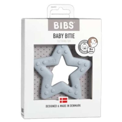 BIBS Baby Bitie Anneau de Dentition Star - Baby Blue