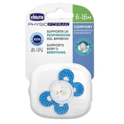 CHICCO Sucette PhysioForma Comfort 6-16M Bleu