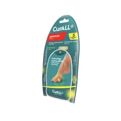CURALL Ampoules côté du pied Boîte de 5