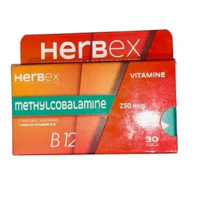 HERBEX Méthylcobalamine 250mcg 30 comprimés