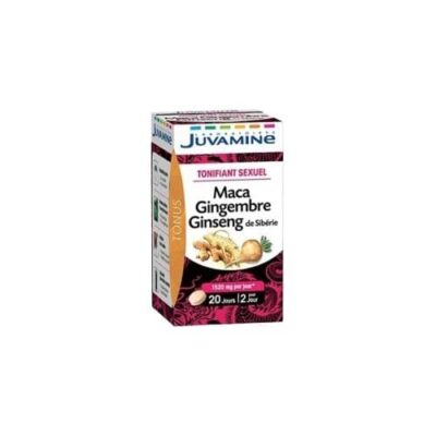 JUVAMINE Maca Ginseng 40 comprimés