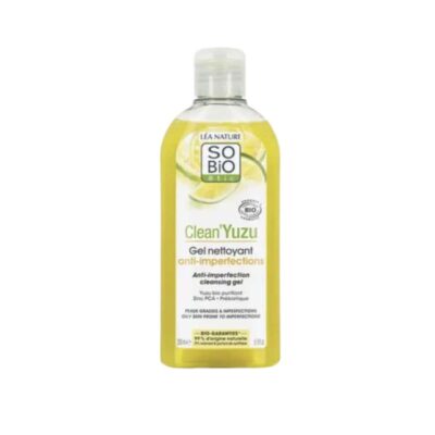 SO'BIO Clean Gel Nettoyant Yuzu 200ml