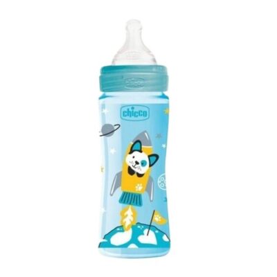 Chicco Biberon Bleu 330ml 4M+ - parapharmacie en ligne Tunisie
