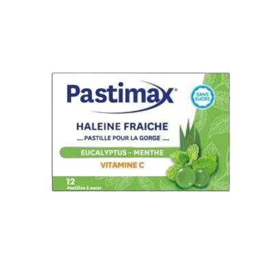 COTUPHA Pastimax Haleine Fraîche Eucalyptus Menthe 12 pastilles - parapharmacie en ligne Tunisie