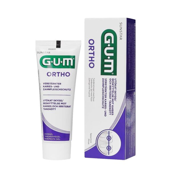GUM Gel Dentifrice Ortho 75 ml - parapharmacie en ligne Tunisie