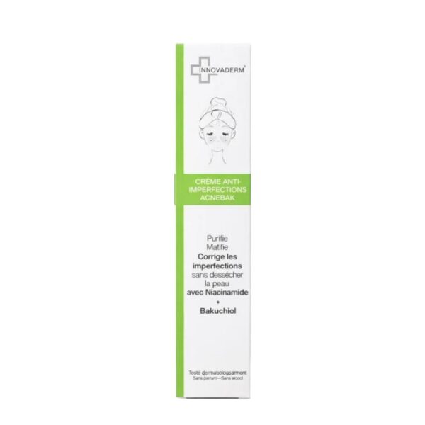 Innovaderm Crème Anti-Imperfections Acnebak 40 ml - parapharmacie en ligne Tunisie