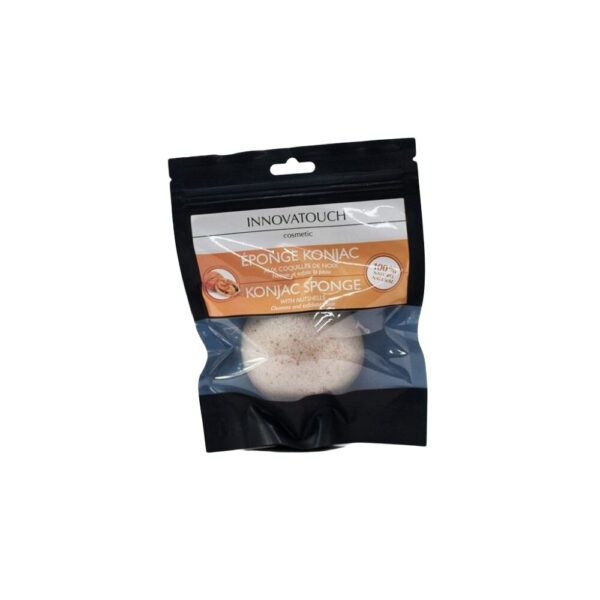 INNOVATOUCH Éponge Konjac Coquilles Noix - parapharmacie en ligne Tunisie