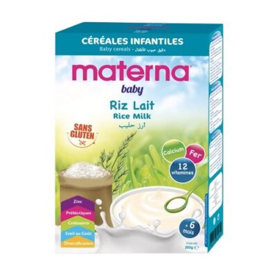 Materna Céréales Riz Lait 200g - parapharmacie en ligne Tunisie