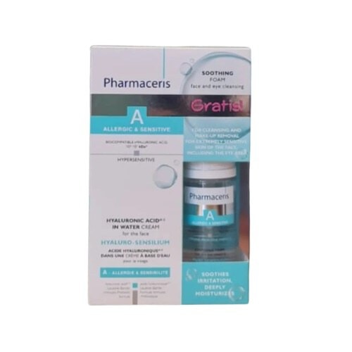 Pharmaceris A Hyaluro-Sensilium Crème 40 ml + Mousse - parapharmacie en ligne Tunisie