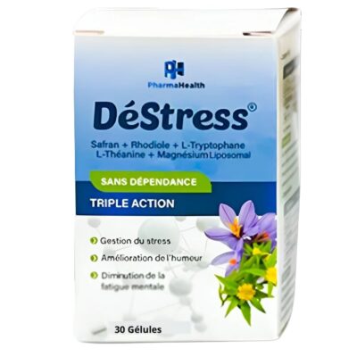 PHARMAHEALTH Déstress 30 gélules - parapharmacie en ligne Tunisie