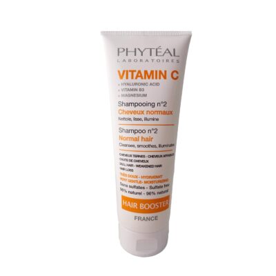 PHYTEAL Vitamine C Shampooing N°2 Cheveux Normaux 250ml - parapharmacie en ligne Tunisie