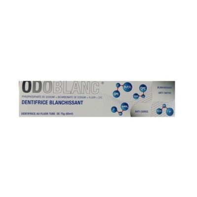 Stoderma Odoblanc Dentifrice 75g - parapharmacie en ligne Tunisie