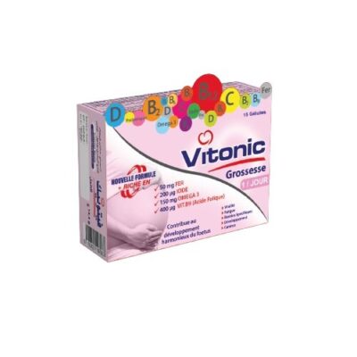 Vitonic Grossesse 15 Gélules - parapharmacie en ligne Tunisie
